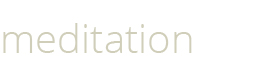 Meditation Überschrift